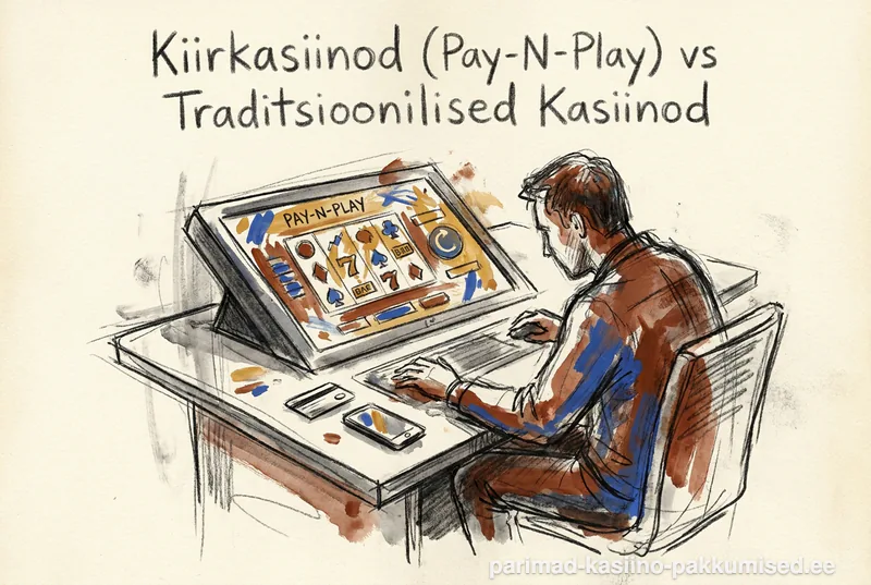 Kiirkasiinod (Pay-N-Play) vs Traditsioonilised Kasiinod
